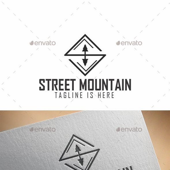Street Mountain Logo - Mountains Logo Graphics, Designs & Templates from GraphicRiver