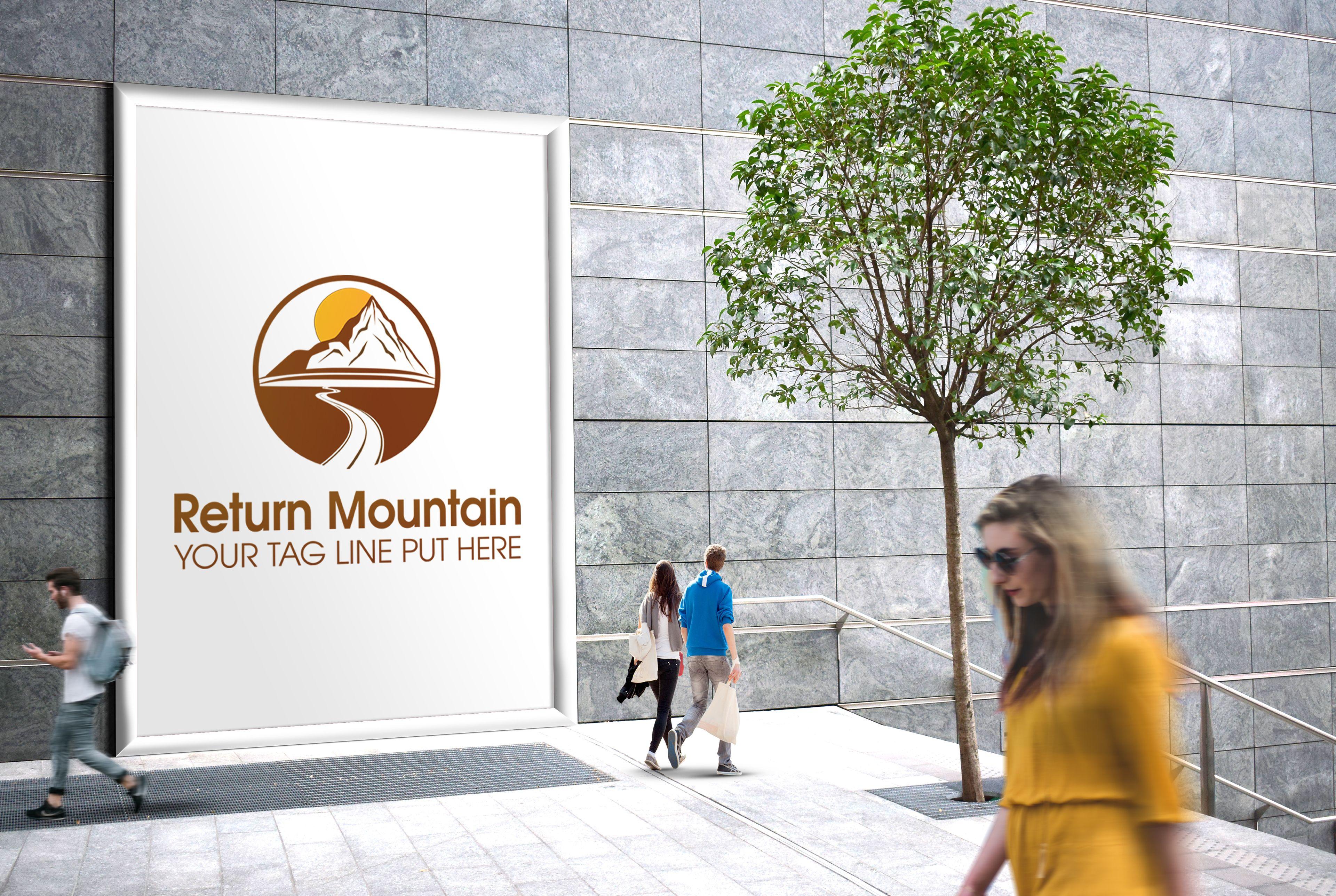 Street Mountain Logo - Return Mountain Logo Title Designs
