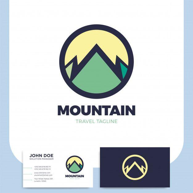 Street Mountain Logo - Mountains logo template outdoor adventure creative badge sign