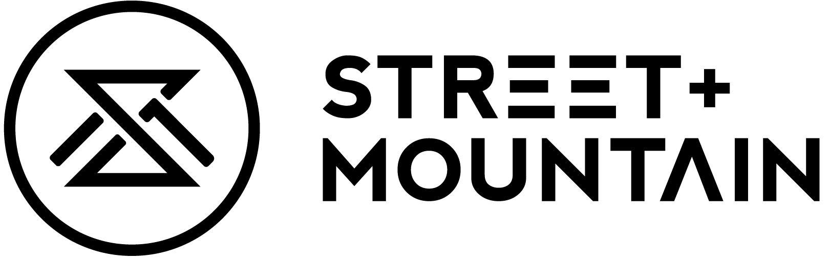 Street Mountain Logo - Street and Mountain - Exist Different - Bike Board Hike Culture
