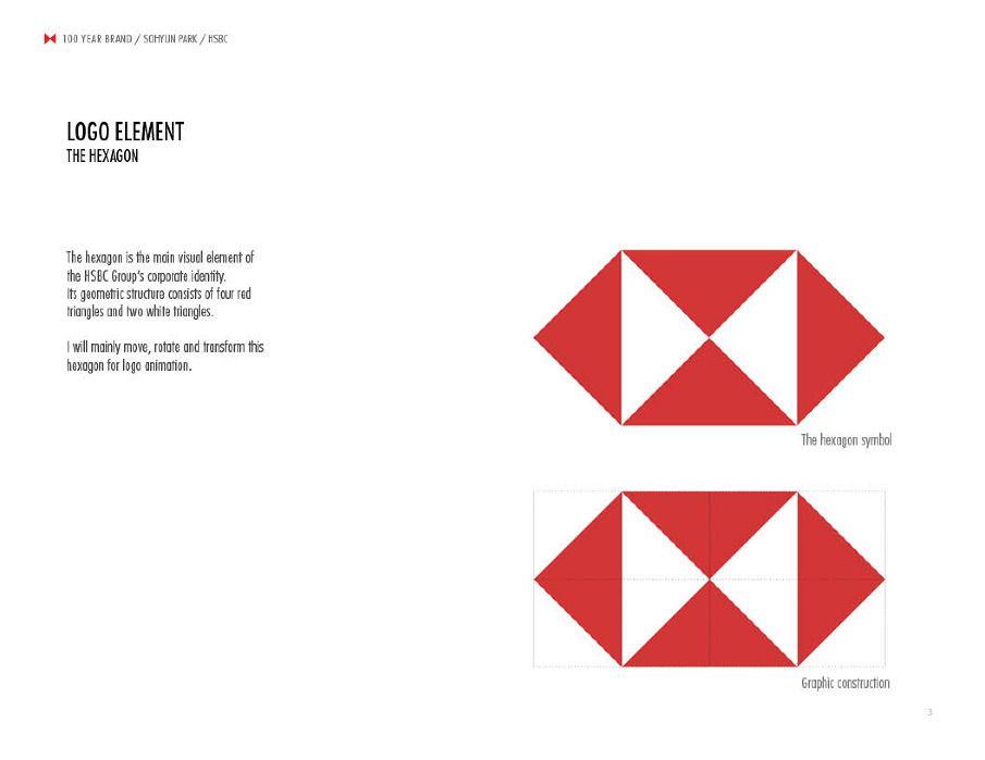Red Hexagon with Two White Triangles Logo - HSBC - sohyun park