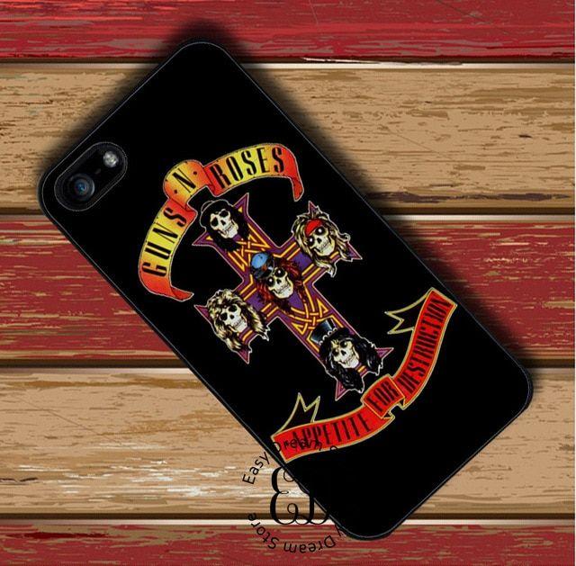 Guns N' Roses Cross Logo - Guns N Roses Logo Cross case for iphone X XR XS Max 4s 5 5s SE 6 6s ...