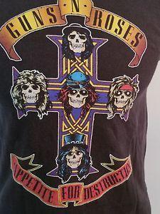 Guns N' Roses Cross Logo - Guns N' Roses Appetite For Destruction – Classic Cross Logo – Men's ...