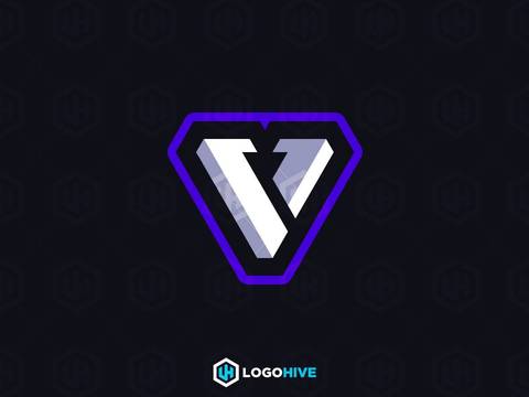 Cool V Logo - V Gaming Logo