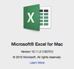 Microsoft Excel 365 Logo - Office 365 2016 MAC - Excel spell check not working and Excel keeps ...