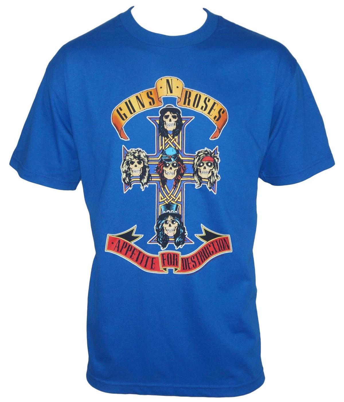 Guns N' Roses Cross Logo - Authentic GUNS N ROSES Cross Logo Appetite For Destruction T Shirt S ...