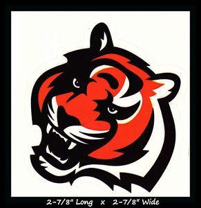 Bengals Football Logo - CINCINNATI BENGALS FOOTBALL NFL TEAM LOGO DESIGN DECAL STICKER BOGO