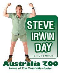 Crocodile Hunter Crikey Logo - Crikey! It's Steve Irwin Day! – Wildlife Research & Conservation