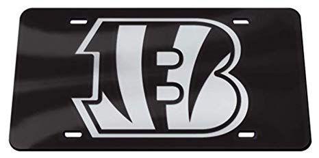 Bengals Football Logo - Amazon.com : Cincinnati Bengals B Logo WC Premium BLACK Laser Tag