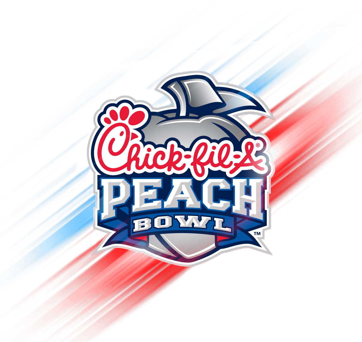 Peach Bowl Logo - Chick Fil A Peach Bowl. College Football Playoff Semifinal