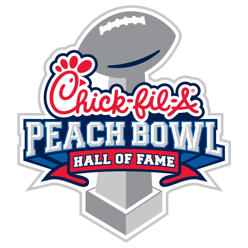 Peach Bowl Logo - Chick Fil A Peach Bowl. College Football Playoff Semifinal