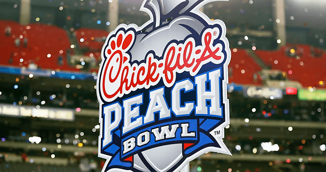 Peach Bowl Logo - Auburn Uniform Database: Auburn's Peach Bowl Aesthetic History