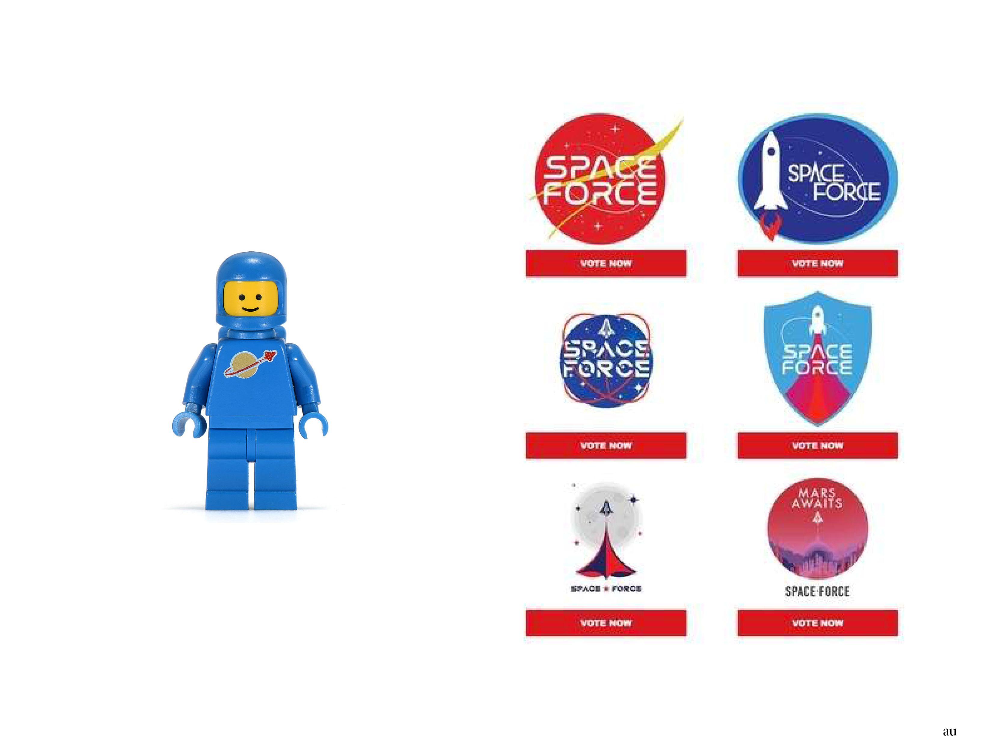 LEGO Space Logo - Lego Space Logo vs Space Force Logos