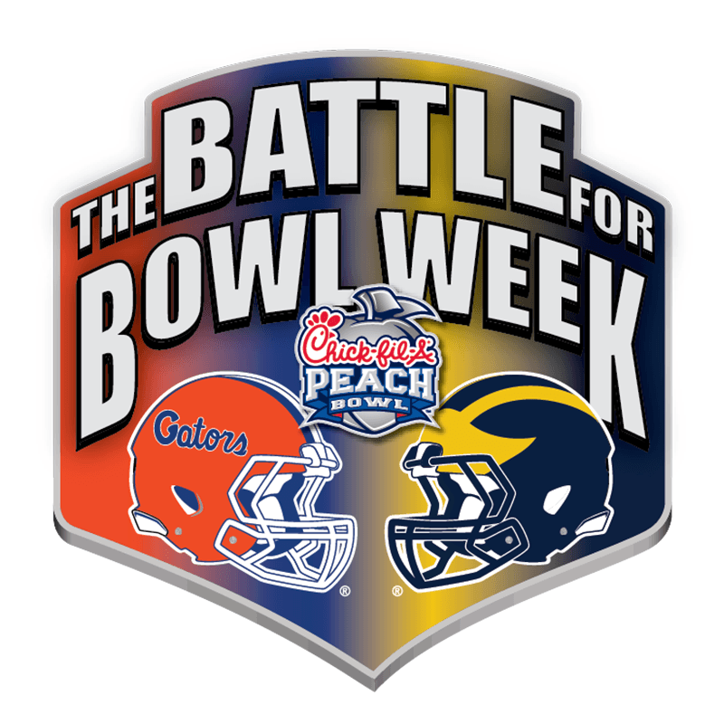 Peach Bowl Logo - Chick Fil A Peach Bowl. College Football Playoff Semifinal