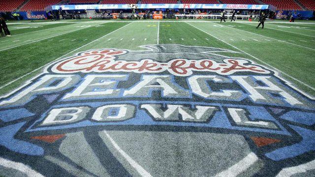 Peach Bowl Logo - Chick-fil-A Peach Bowl to remain College Football Playoff game ...