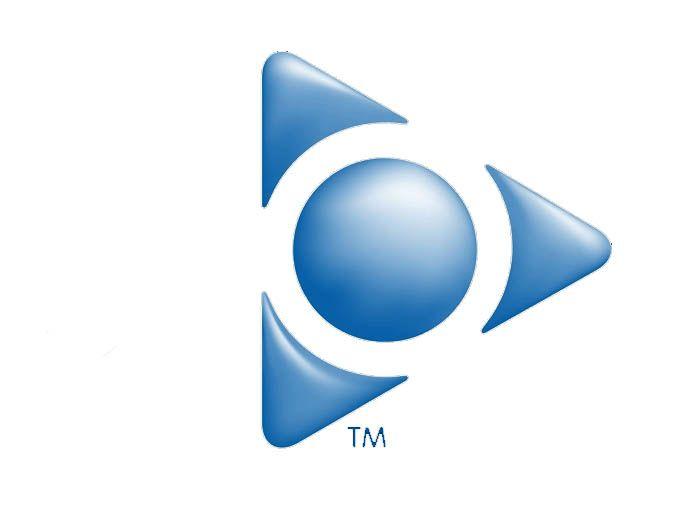Blue Circle White Triangle Logo - LogoDix
