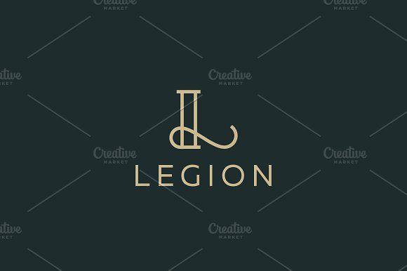 Elegant Letter Logo - Elegant line curve vector logotype. Premium letter L logo design ...