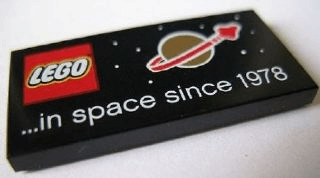 LEGO Space Logo - BrickLink - Part 87079pb008 : Lego Tile 2 x 4 with Lego Logo ...