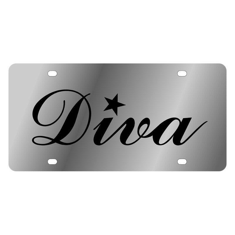Diva Logo - Eurosport Daytona® LS1100-1 - LSN License Plate with Diva Logo