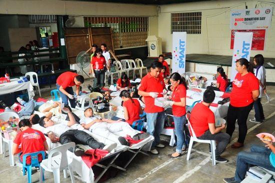 Philippines Donation for Red Cross Logo - Smart, Red Cross partner anew for blood drive