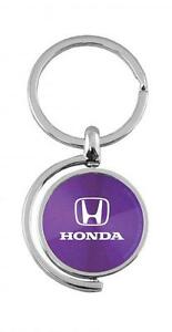 Purple Honda Logo - Honda Logo Purple Spinner Key Chain Circle Ring Key Fob Lanyard USA ...
