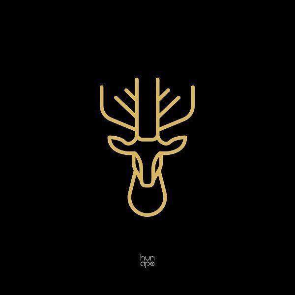 Cool Gold Logo - Deer logo gold. Logo Inspiration. Logo design, Logos