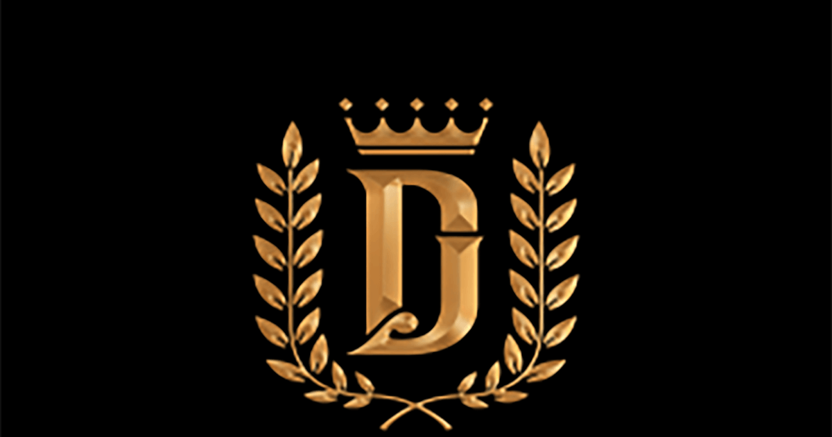 Cool Gold Logo - DJ Golden Cool Logo Design