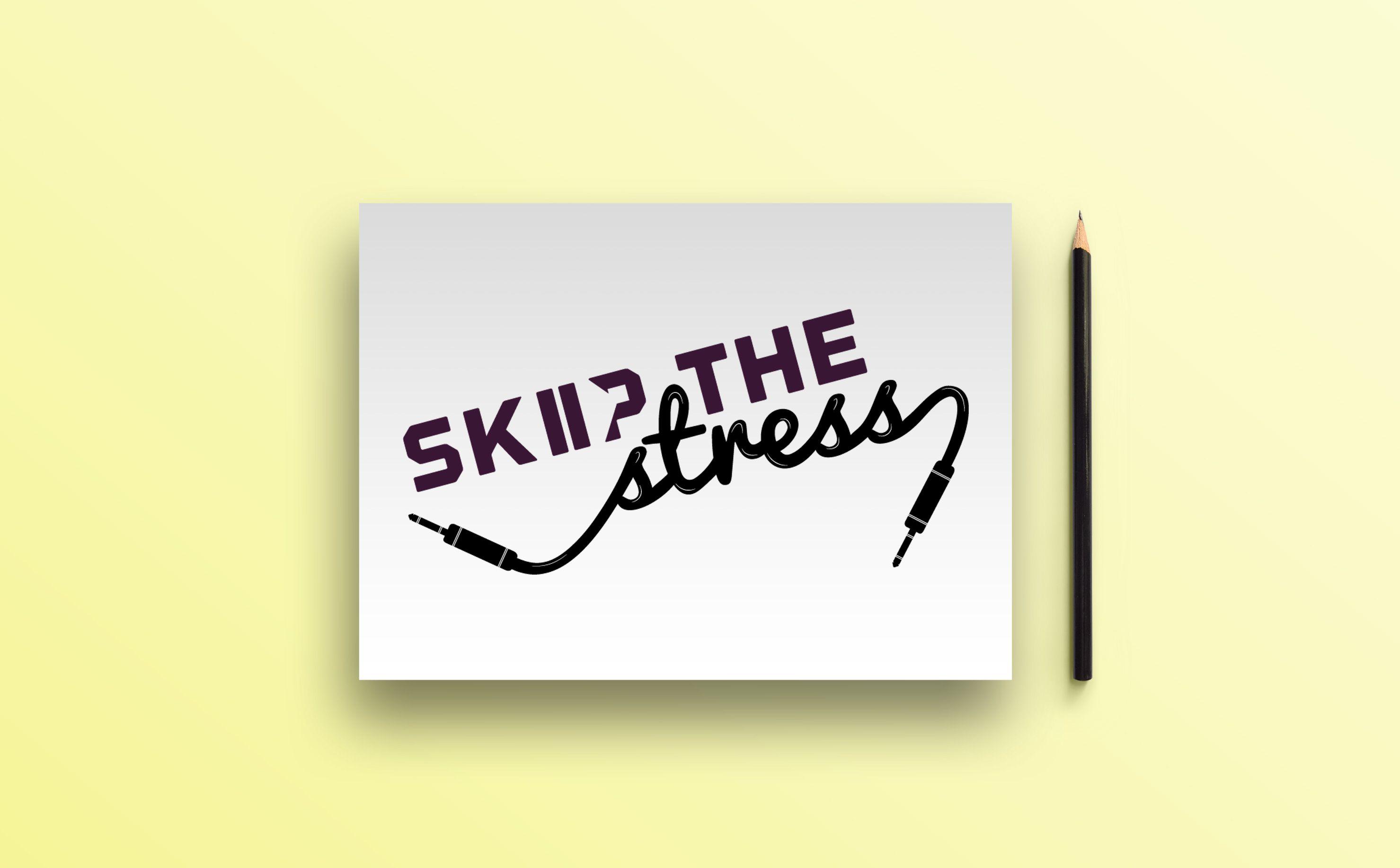 Stress Logo - Skip The Stress Logo. A logo done for a youth charity who were ...