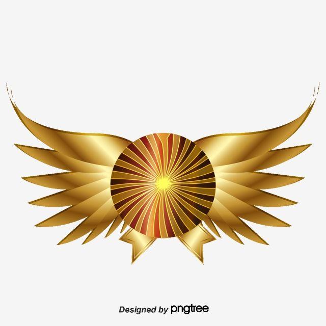 Cool Gold Logo - Golden Wings PNG Image. Vectors and PSD Files