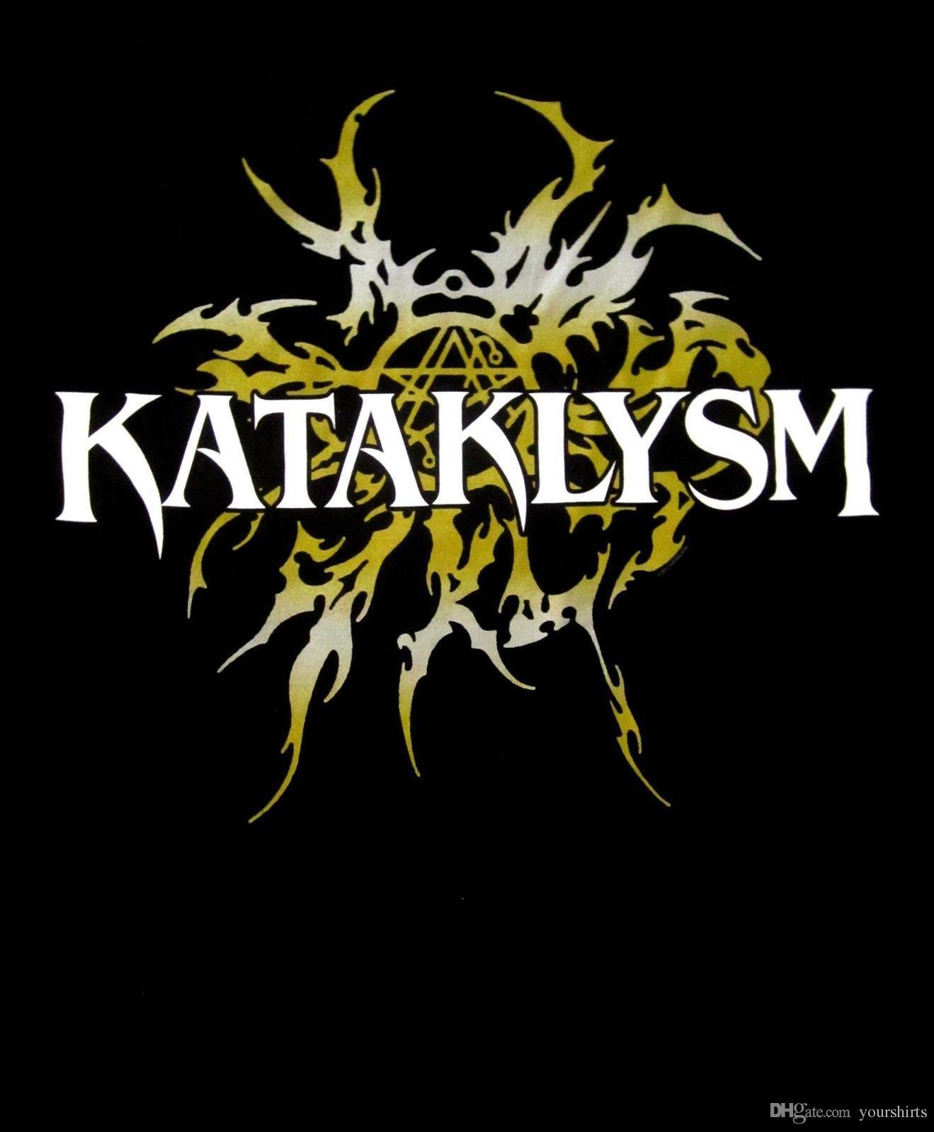 Cool Gold Logo - Kataklsym Cd Lgo Gold Logo Tribal Official Shirt Xxl 2X New T Shirt