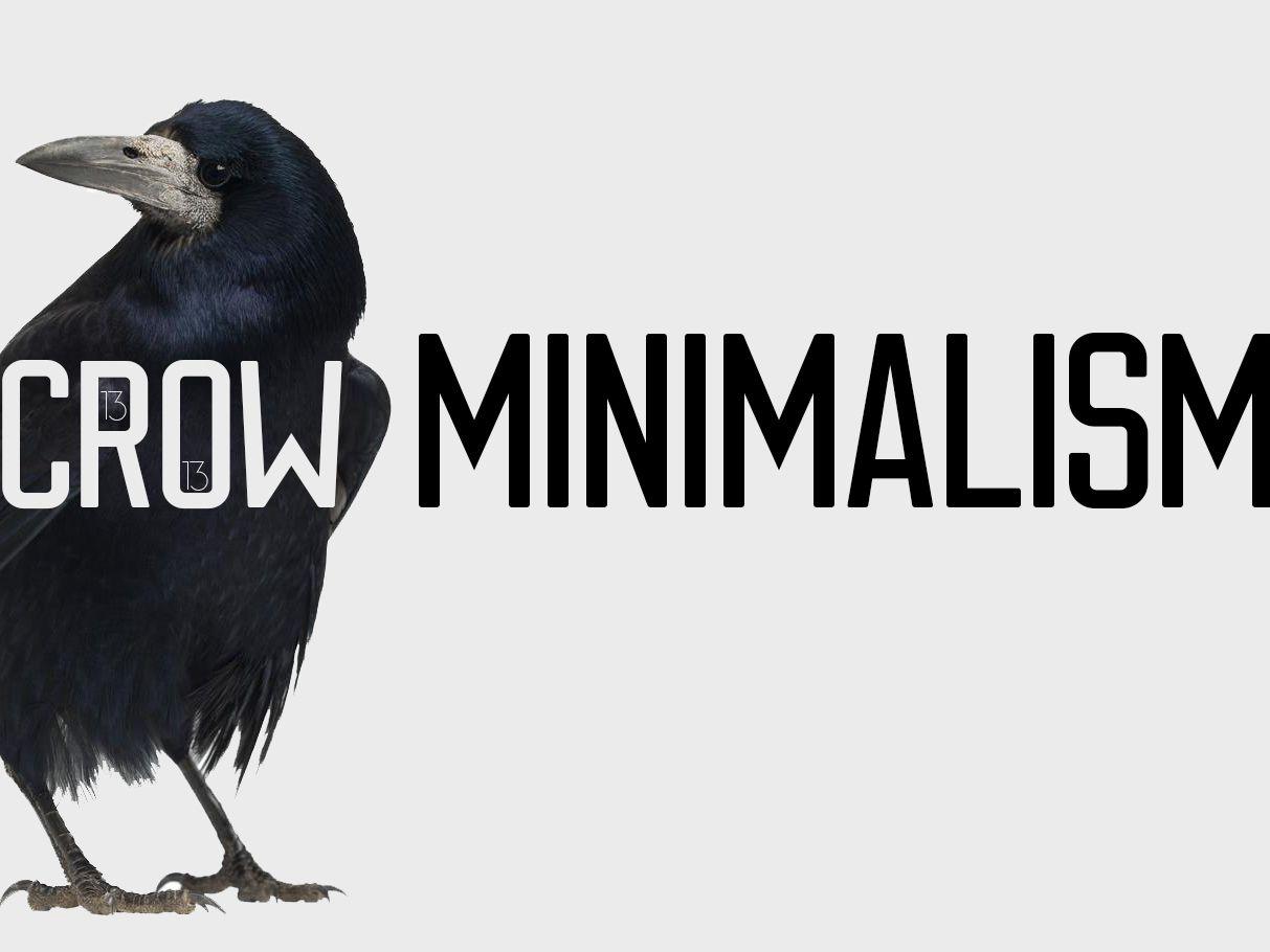 American Crow Logo - Crow Minimalism logo branding
