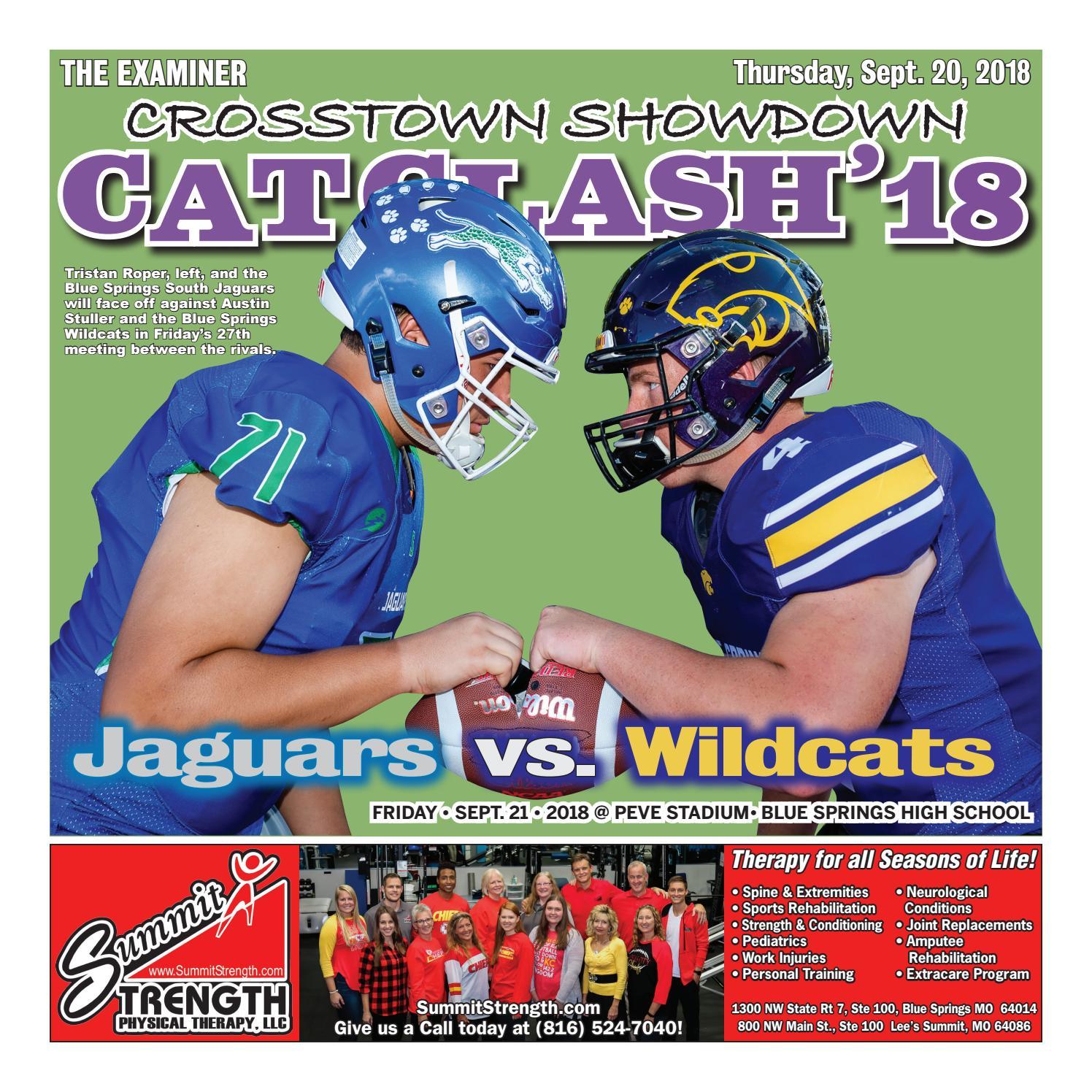 Blue Springs South Jaguar Logo - 2018 Cat Clash by The Examiner - issuu