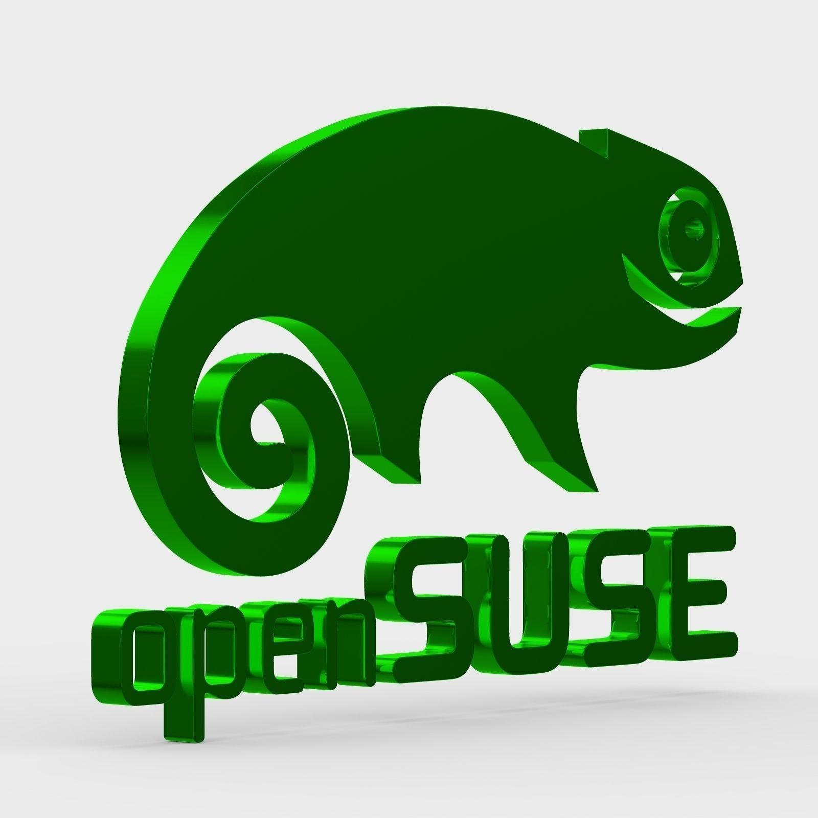Suse Logo - 3D model open suse logo