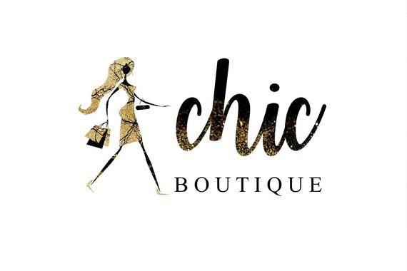 Chic Logo - Chic logo Fashion Logo Lady logo Walking Logo Shopping | Etsy