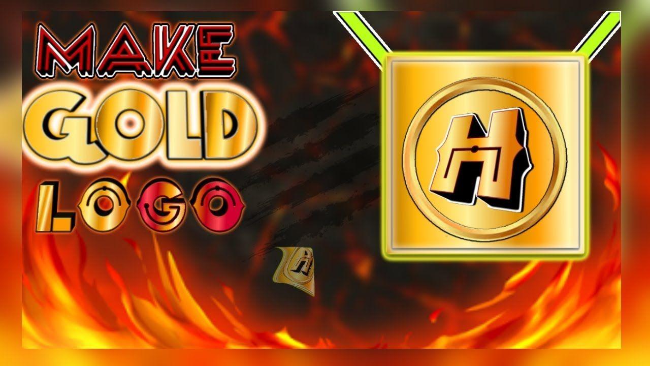 Cool Gold Logo - HOW TO MAKE A COOL GOLD LOGO ON ANDROID DEVICE VERY EASY MR.HA