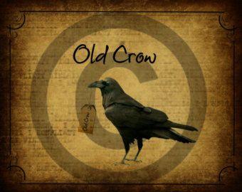 American Crow Logo - Old crow logo | Etsy