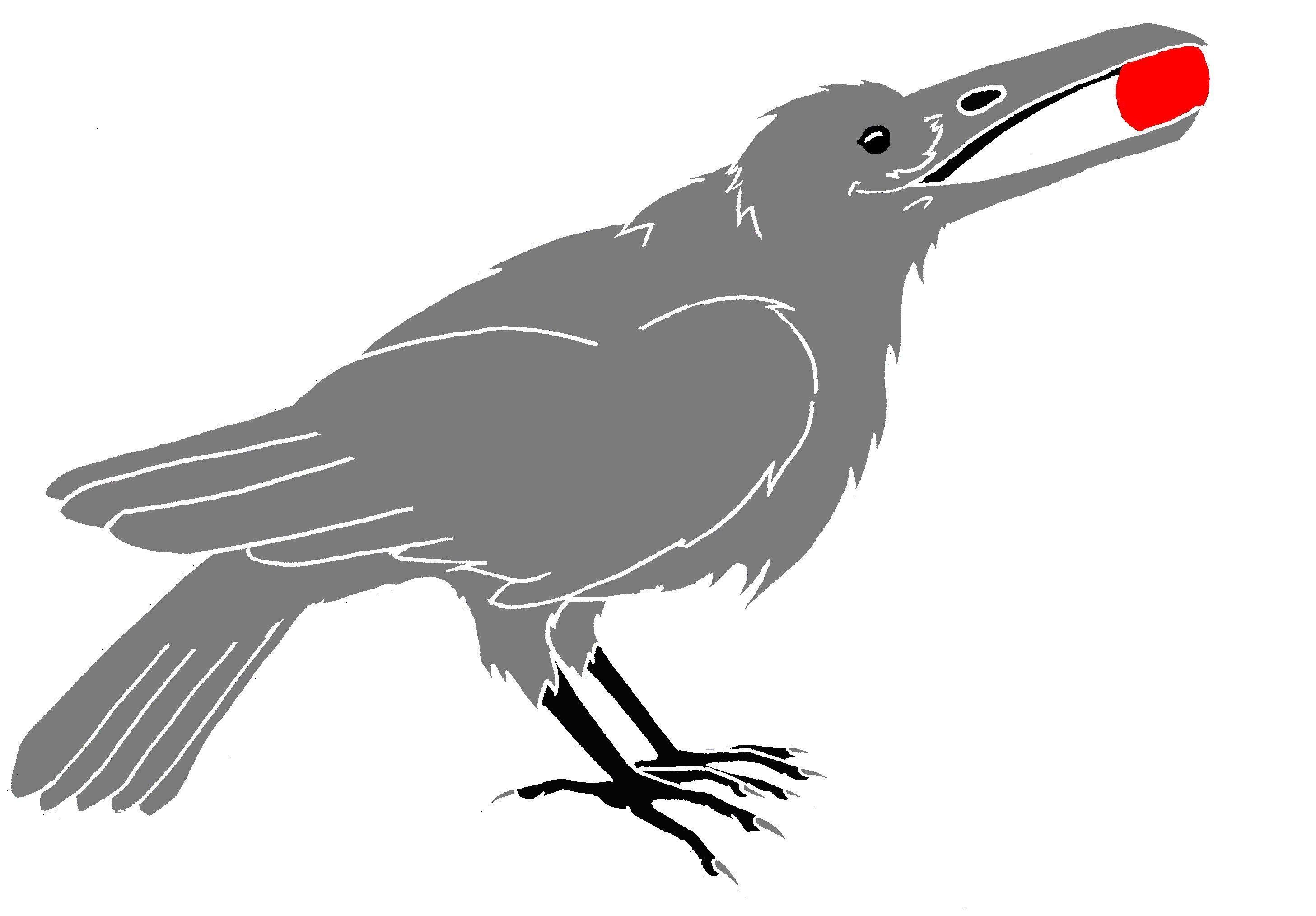 American Crow Logo - Still working on logos. | Corvus tristis: Science, Craft and an Odd Bird