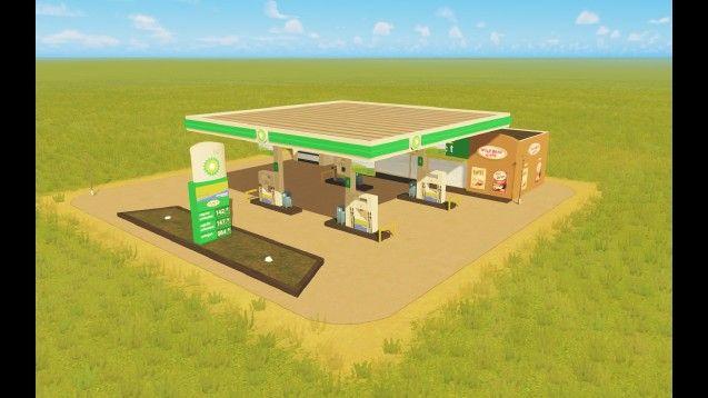 Green and Yellow Gas Station Logo - Steam Workshop :: BP gas station growable