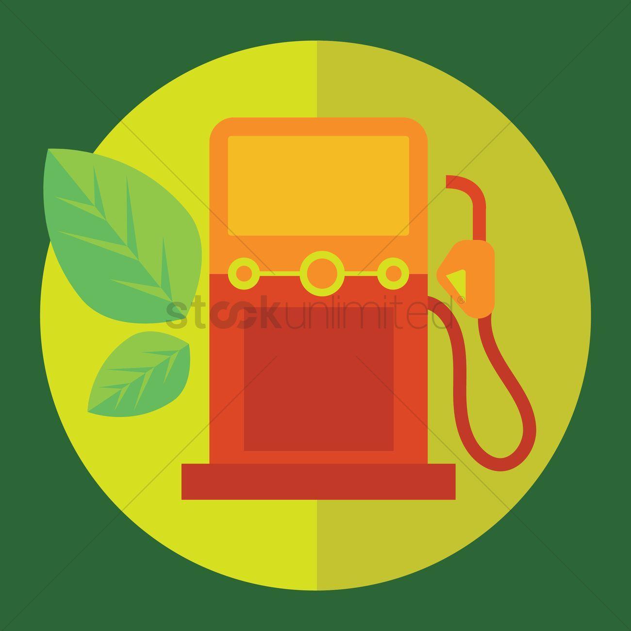 Green and Yellow Gas Station Logo - Free Green gas station icon with leaves Vector Image - 1295649 ...