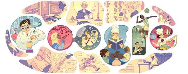 Different Types of Google Logo - International Women's Day Google Logo Celebrates All Types Of