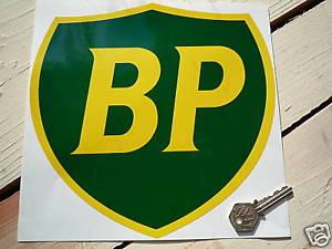 Green and Yellow Gas Station Logo - BP 89 on Shield Racing Car STICKER 9