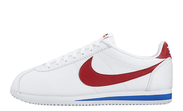 Red White and Blue Nike Logo - Nike Classic Cortez SE White Red Blue 100. The Sole Supplier