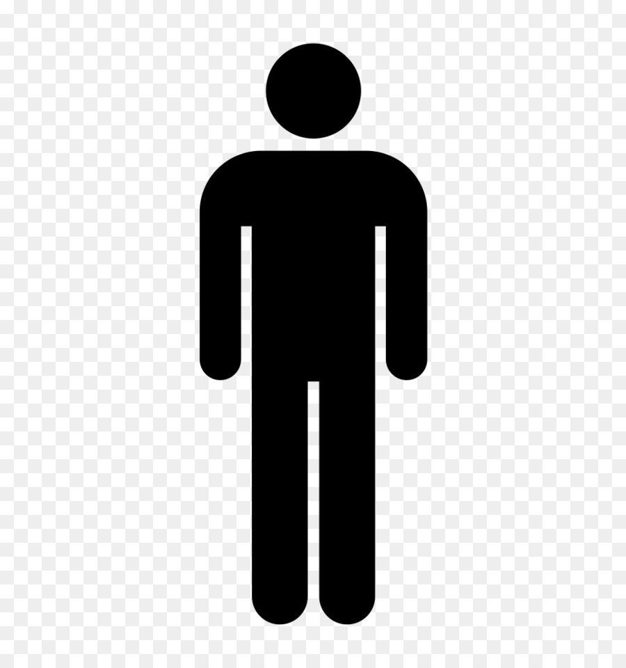 Black Man Logo - Public toilet Male Bathroom man png download*1024