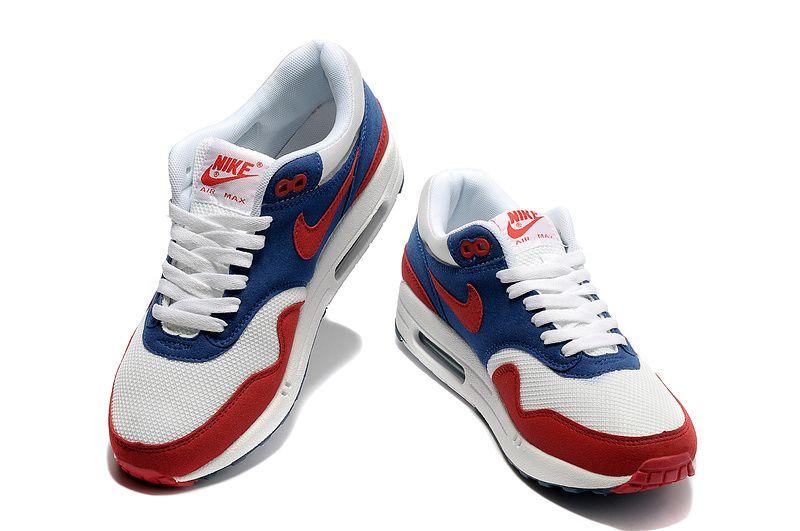Red White and Blue Nike Logo - Nike Air Max 1 Blue Red White - Musée des impressionnismes Giverny