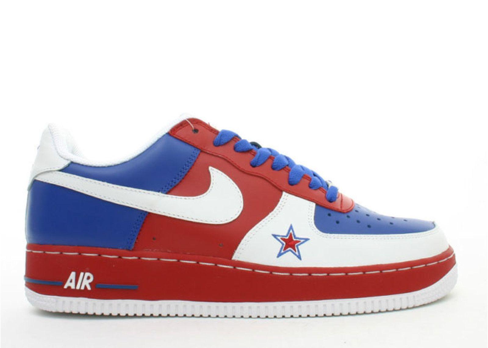 Red White and Blue Nike Logo - Air Force 1 