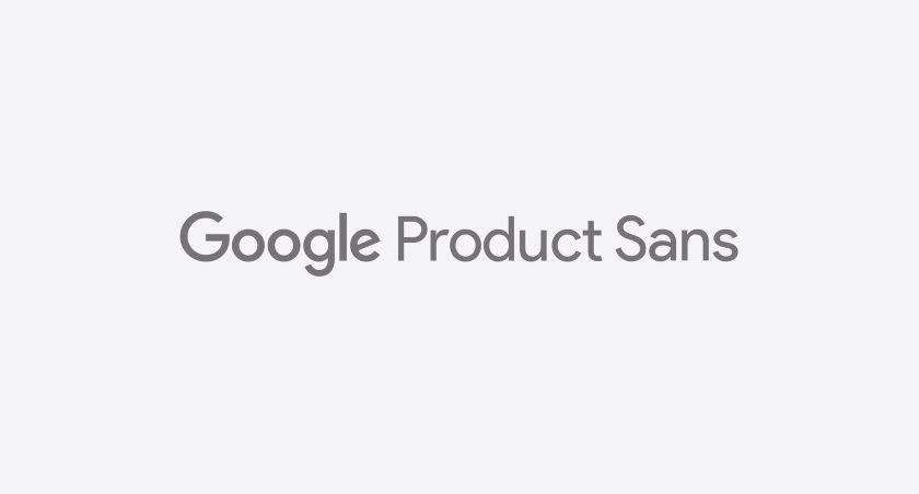 Different Types of Google Logo - Product Sans Font