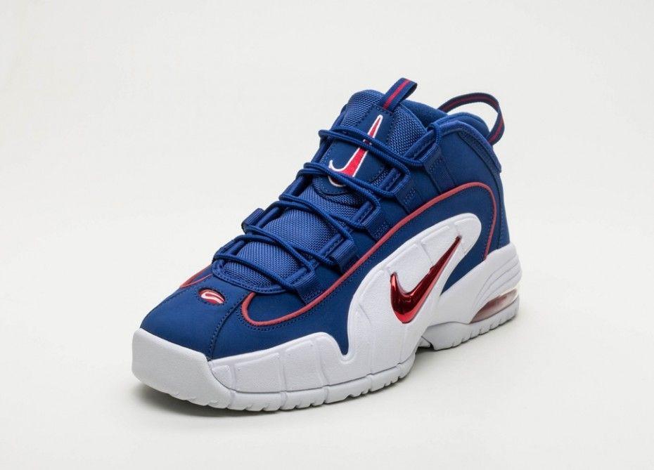 Red White and Blue Nike Logo - Nike Air Max Penny (Deep Royal Blue / Gym Red)