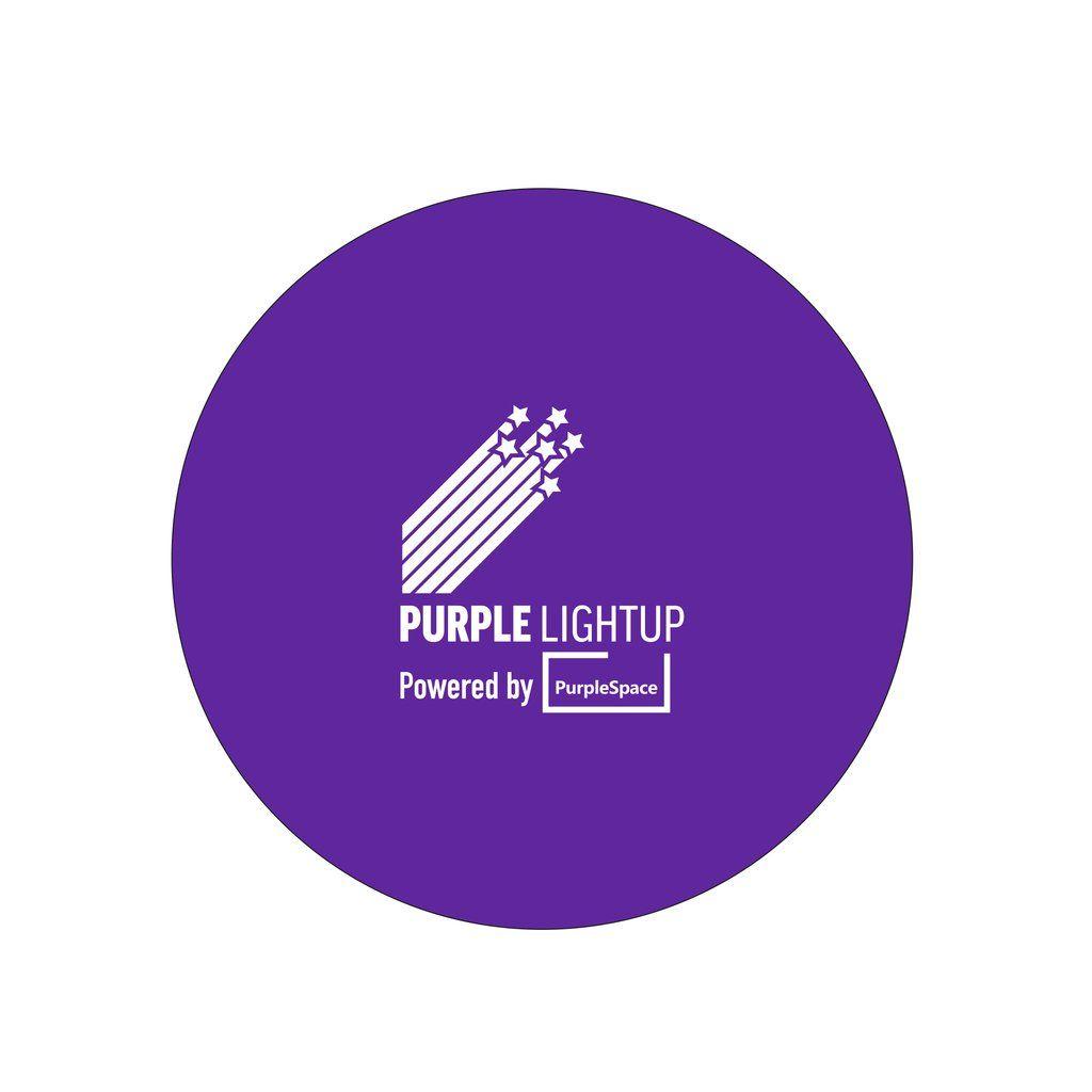 Purple Circle Logo - Purple Stress Ball. PurpleSpace. Concept Incentives. Concept