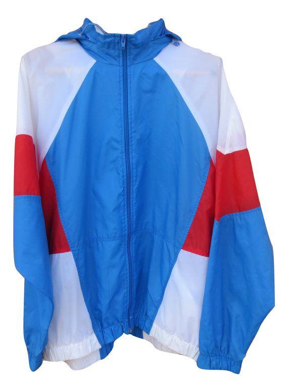 Red White and Blue Nike Logo - Vintage Nike light Jacket windbreaker USA olympic Colorway XL Red ...