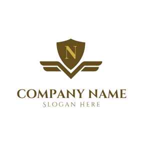 Brown N Logo - Free N Logo Designs. DesignEvo Logo Maker